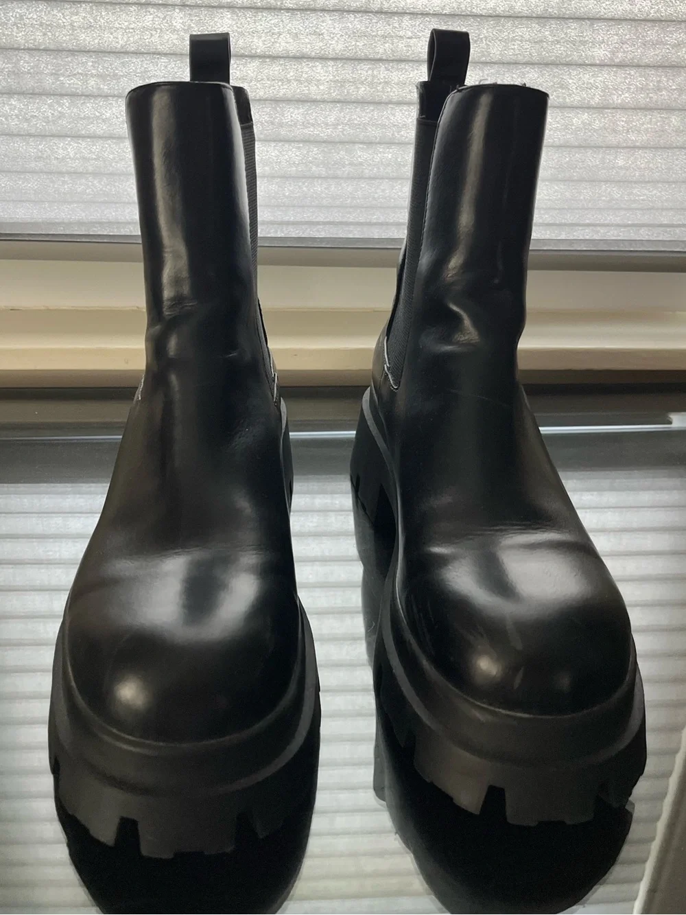 Zara Mid Calf Leather Boots